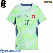 Fotballdrakt Dame Sveits Ruben Vargas #17 Bortedrakt VM 2026 Kortermet